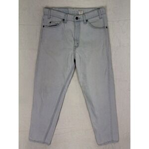 Vintage Levis 550 Jeans Mens 32x30 Blue Light Relaxed Tapered Orange Tab USA 95'